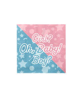 Gender Reveal Servetten Oh Baby! 16st